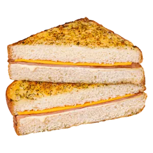 Ham Cheese Garlic Sand