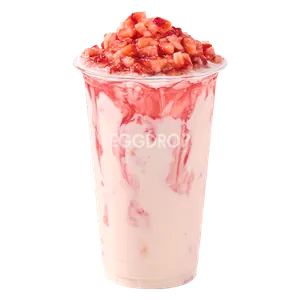Pink Strawberry Latte